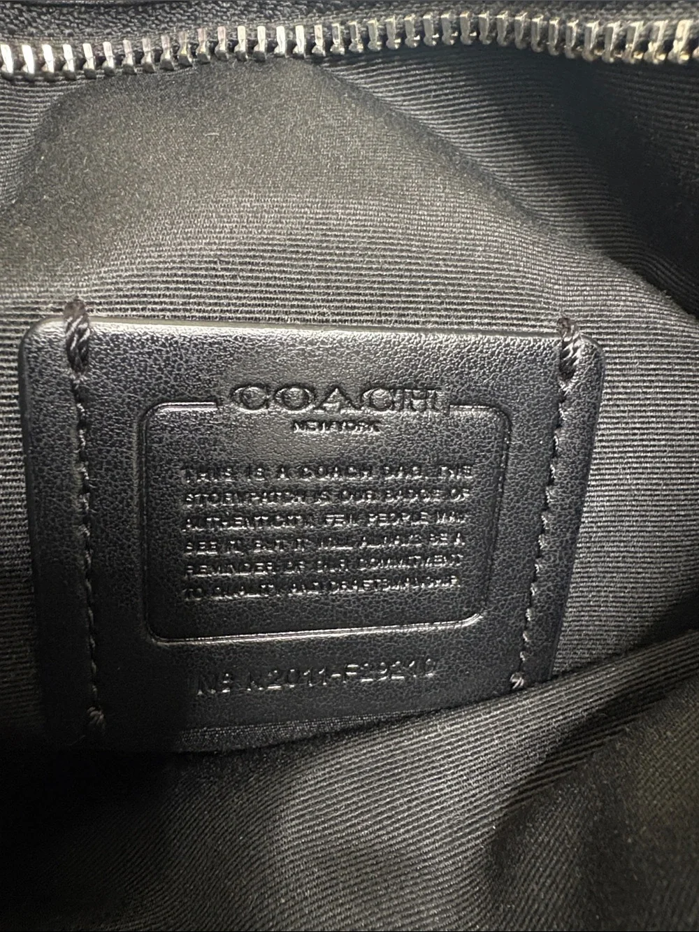 Coach Signature Black Crossbody Bag